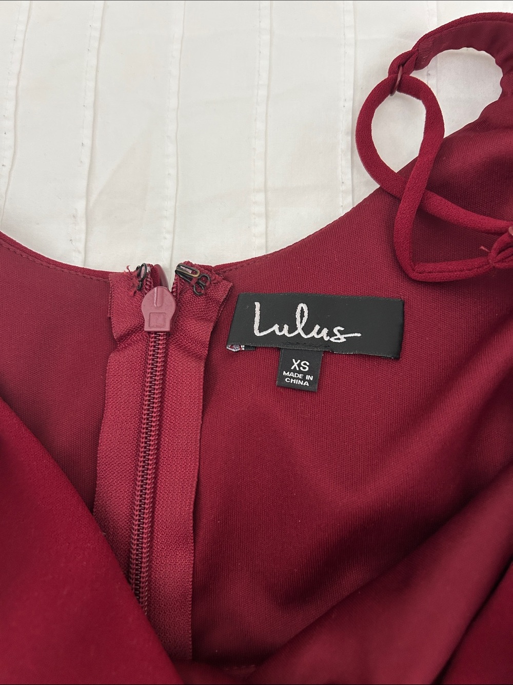 Lulu's Deep Burgundy Maxi Slip Dress - Picture 3 of 3